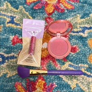 Tarte Amazonian Clay Blush, new blush brush & cake pop lipstick all NEW